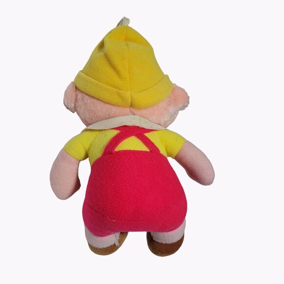 Vintage 80s Walt Disney Pinocchio 8 inch Plush Doll Stuffed Animal Toy - Picture 2 of 4